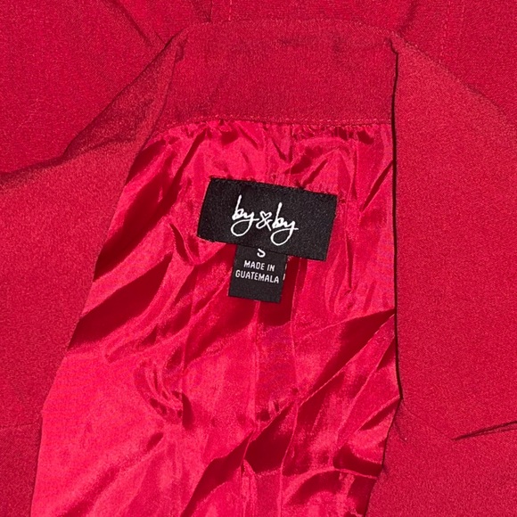 Red Career Pants Set - Picture 3 of 8